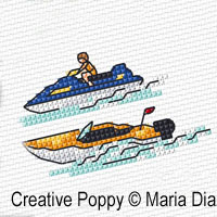 Maria Diaz - Mini Motifs Transports (2), zoom 1 (grille de broderie point de croix)