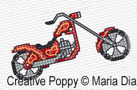 Maria Diaz - Mini Motifs Transports (2), zoom 2 (grille de broderie point de croix)