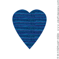 Etui à ciseaux Bleu profond - grille point de croix - création Marie-Anne Réthoret-Mélin (zoom 2)