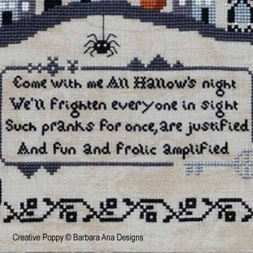Barbara Ana - La Branche (Come with me all Hallows night) (grille broderie point de croix) (zoom 4)