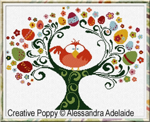 Alessandra Adelaide - Bientôt Pâques (grille de broderie au point de croix) (zoom 4)