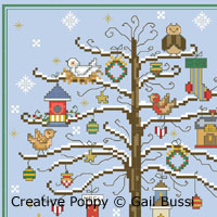 Un chant de Noël - grille point de croix - création Gail Bussi - Rosebud Lane (zoom 2)