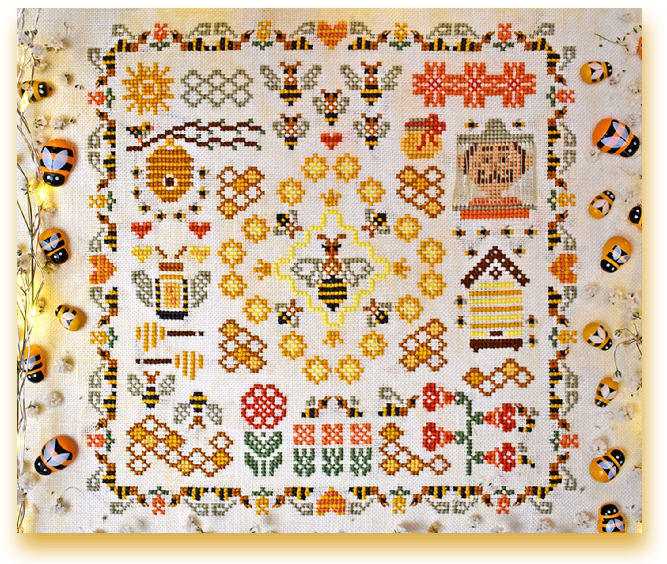 La reine des abeilles, grille de point de croix par Kateryna, Stitchy Princess
