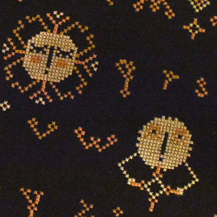 Abécédaire de la nuit (+Alphabet Ukrainien) grille de point de croix par Kateryna, Stitchy Princess, zoom 1