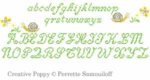 Perrette Samouiloff - Serviette de toilette (grille de broderie au point de croix) (zoom 3)