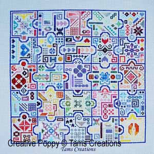 Tam's Creations - Le puzzle "Bric à Brac" (grille de broderie au point de croix)