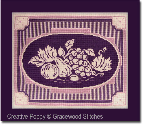 Novembre - Abondance, grille de broderie, création Gracewood Stitches