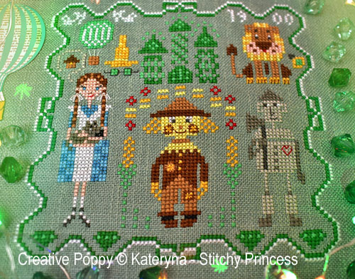 Kateryna - Stitchy Princess - Le Magicien d'Oz (grille point de croix)