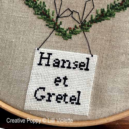 Lilli Violette - Hansel et Gretel, zoom 3 (grille de broderie point de croix)