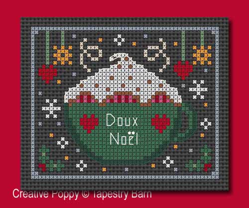 Tapestry Barn - Chocolat Chaud!, zoom 1 (grille de broderie point de croix)