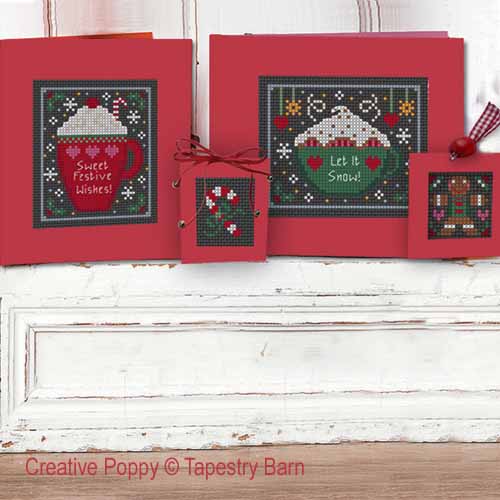 Tapestry Barn - Chocolat Chaud! (Noël gourmand)(grille de broderie point de croix)
