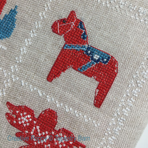 Marquoir Noël Scandinave, grille de broderie, création Tapestry Barn