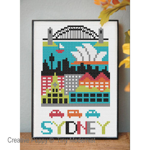 Tiny Modernist - Sydney (grille de broderie point de croix)