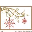 Kerstmis - grille point de croix - création Alessandra Adelaide - AAN