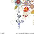 <b>L'Arbre fou de fleurs</b><br>grille point de croix<br>création <b>Alessandra Adelaide - AAN</b>