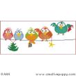 Vivement Noël - grille point de croix - création Alessandra Adelaide - AAN