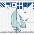 <b>Bannière de la mer 2</b><br>grille point de croix<br>création <b>Alessandra Adelaide - AAN</b>
