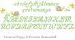 Perrette Samouiloff - planche Alphabet et mini motif, decor herisson (point de croix)