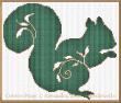 <b>Animaux de la forêt : écureuil</b><br>grille point de croix<br>création <b>Alessandra Adelaide Needleworks</b>
