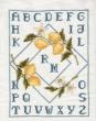 Abécédaire aux citrons - grille point de croix - création Marie-Anne Réthoret-Mélin
