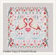 Riverdrift House - Les flamants roses (grille de broderie point de croix)