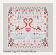 Riverdrift House - Les flamants roses (grille de broderie point de croix)
