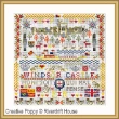<b>Le château royal de Windsor</b><br>grille point de croix<br/>création <b>Riverdrift House</b>