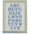 Tapestry Barn - Alphabet Pâquerettes (grille de broderie point de croix)