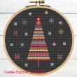 Tapestry Barn - Sapin de Noël  Joie et lumière (grille de broderie point de croix)