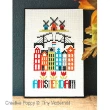 <b>Amsterdam</b><br>grille point de croix<br/>création <b>Tiny Modernist</b>