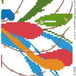 Passerolla Elegante - grille point de croix - création Alessandra Adelaide - AAN (zoom 2)