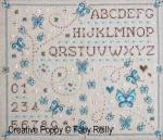 Faby Reilly - Marquoir aux papillons (grille de broderie point de croix) (zoom 4)