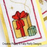 Faby Reilly - Mini motifs de Noël 5 (pour cartes, étiquettes...), grille de broderie point de croix (zoom 2)
