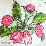 Faby Reilly - Biscornu fleurs de pommier (grille point de croix) (zoom 3)