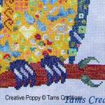 Tam\'s Creations - Parrotinpatches, le perroquet en patch (grille de broderie point de croix) (zoom 3)