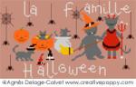 La famille Halloween! - grille point de croix - création Agnès Delage-Calvet (zoom 2)
