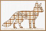 Alessandra Adelaide Needleworks - Animaux de la forêt : renard, détail 1 (grille point de croix)