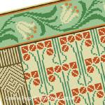 Gracewood Stitches - Sampler Art Deco, zoom 1 (grille de broderie point de croix)