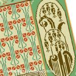 Gracewood Stitches - Sampler Art Deco, zoom 2 (grille de broderie point de croix)