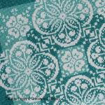 Gracewood Stitches - Traces de dentelles - Nuances de jade, zoom 1 (grille de broderie point de croix)