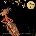 Kateryna - Stitchy Princess - Vol de nuit, détail 1 (grille point de croix)