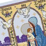 Nativité - grille point de croix - création Lesley Teare (zoom 3)
