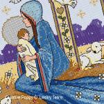 Nativité - grille point de croix - création Lesley Teare (zoom 2)
