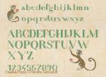 Perrette Samouiloff - Bébés animaux de la Savane - Mini motifs et alphabet, détail 2 (grille point de croix)