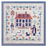 Riverdrift House - Miniature Jane Austen, zoom 2 (grille de broderie point de croix)