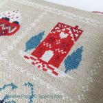 Tapestry Barn - Marquoir Noël Scandinave, zoom 4 (grille de broderie point de croix)