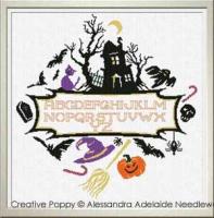 Alessandra Adelaide - L&#039;ABC de Halloween (grille point de croix)