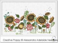 Alessandra Adelaide - Un coin d&#039;&eacute;t&eacute; (grille point de croix)