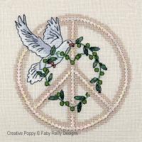 Faby Reilly Designs - C&oelig;ur de paix (grille point de croix)
