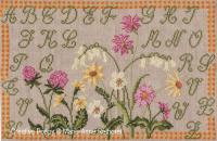 Fleurs des champs - grille point de croix - cr&eacute;ation Marie-Anne R&eacute;thoret-M&eacute;lin